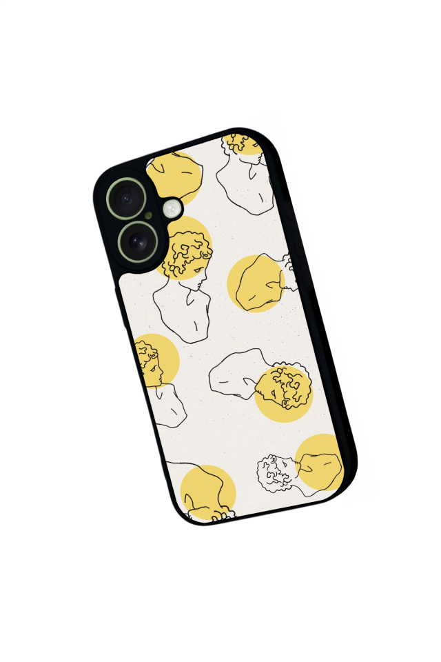 iPhone 17 Uyumlu Line Art Tasarımlı Glossy Premium Kılıf