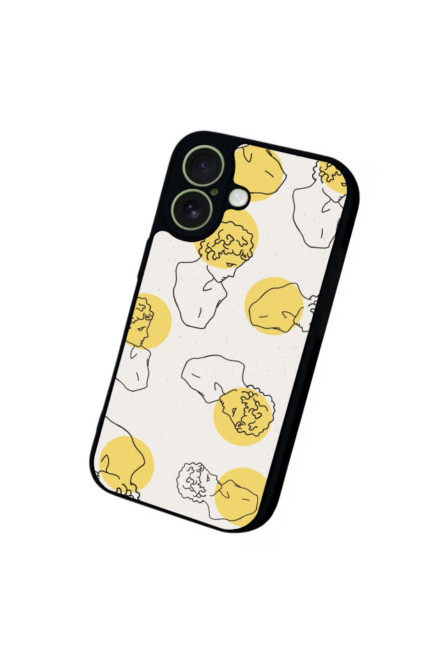 iPhone 17 Uyumlu Line Art Tasarımlı Glossy Premium Kılıf