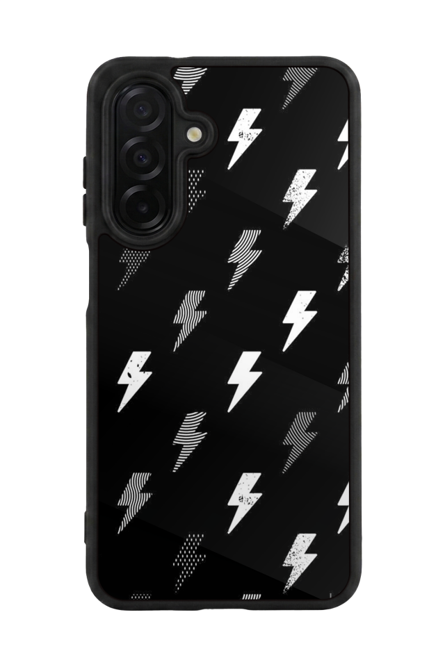 Samsung Galaxy A56 Uyumlu Simsek Tasarımlı Glossy Premium Kılıf