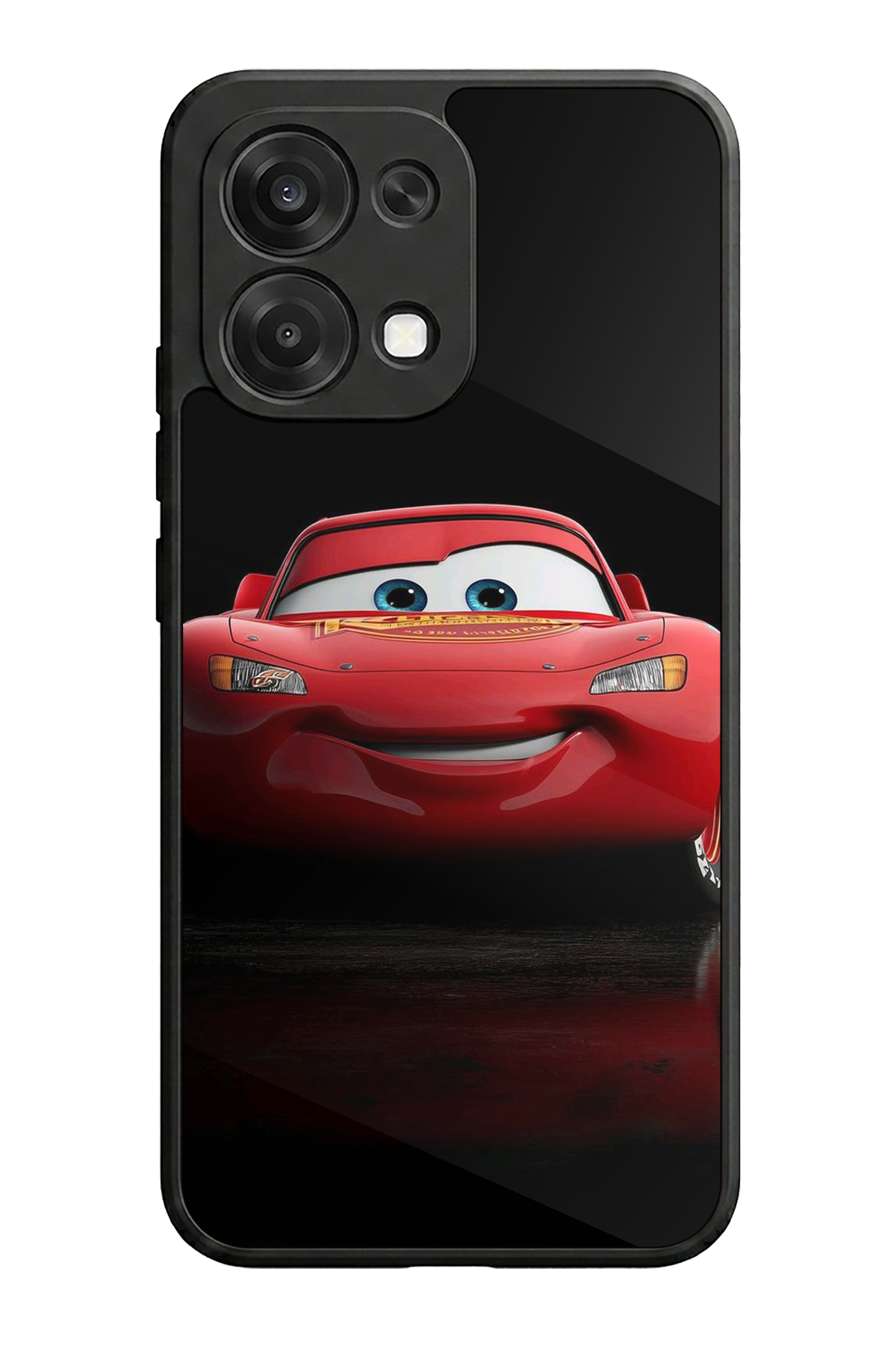 Oppo A6 Pro Uyumlu Şimsek McQueen Tasarımlı Glossy Premium Kılıf