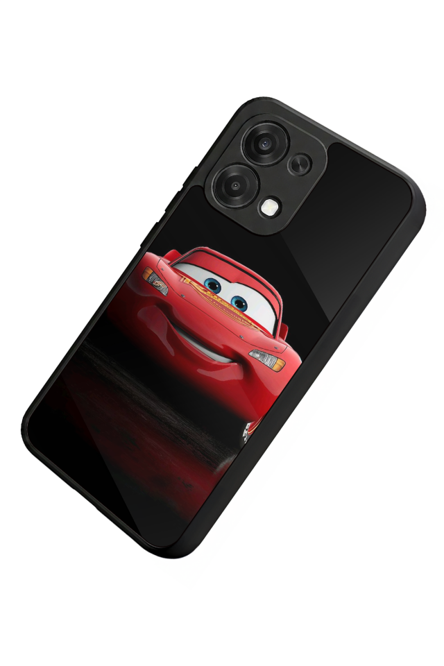 Oppo A6 Pro Uyumlu Şimsek McQueen Tasarımlı Glossy Premium Kılıf
