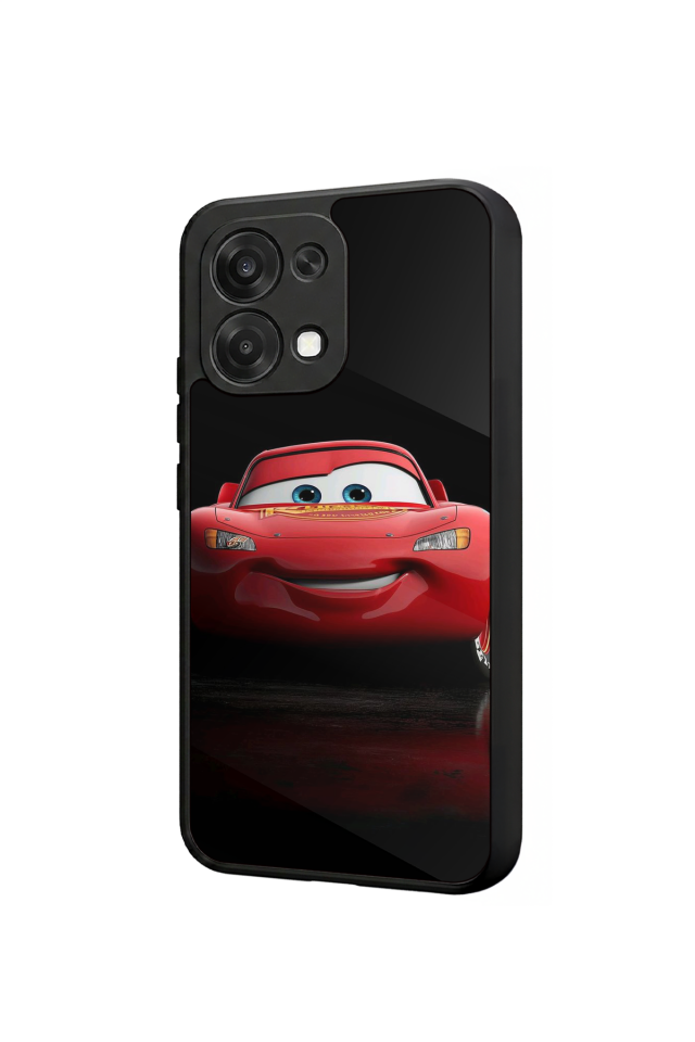Oppo A6 Pro Uyumlu Şimsek McQueen Tasarımlı Glossy Premium Kılıf