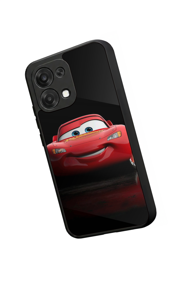 Oppo A6 Pro Uyumlu Şimsek McQueen Tasarımlı Glossy Premium Kılıf