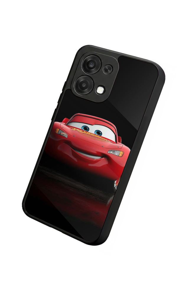 Oppo A6 Pro Uyumlu Şimsek McQueen Tasarımlı Glossy Premium Kılıf