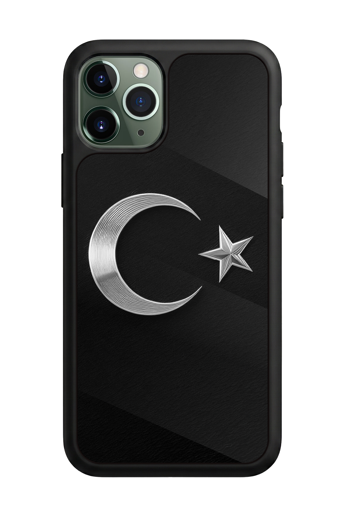 iPhone 11 Pro Uyumlu Türk Bayragi Tasarımlı Glossy Premium Kılıf