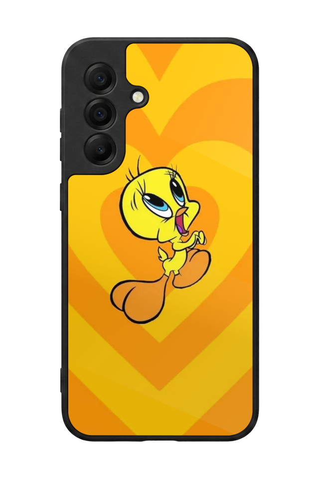 Samsung Galaxy A17 Uyumlu Tweety Tasarımlı Glossy Premium Kılıf