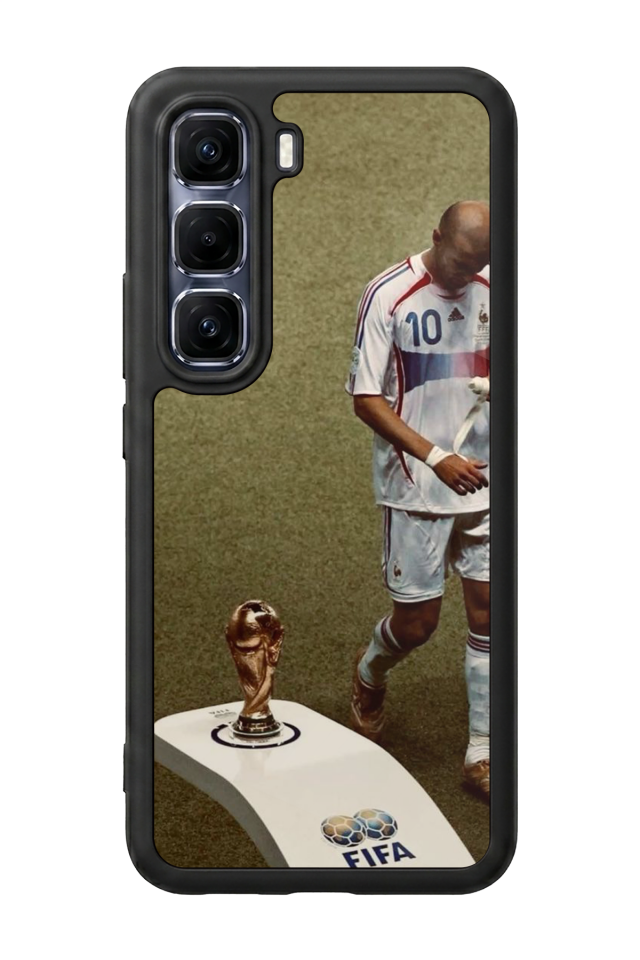 Infinix Hot 60 Pro Plus Uyumlu Zidane Tasarımlı Glossy Premium Kılıf