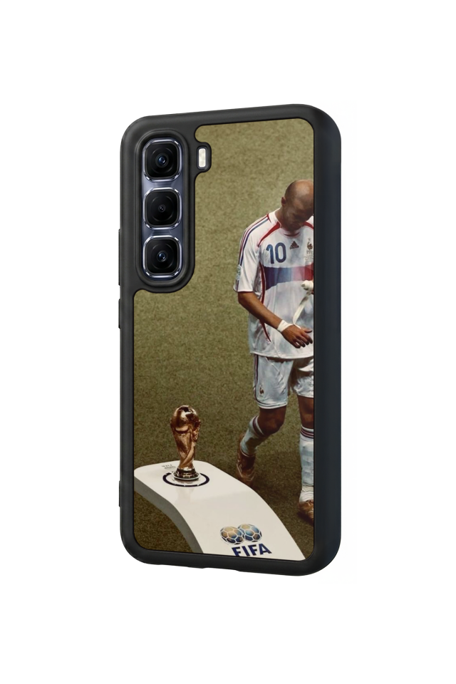 Infinix Hot 60 Pro Plus Uyumlu Zidane Tasarımlı Glossy Premium Kılıf
