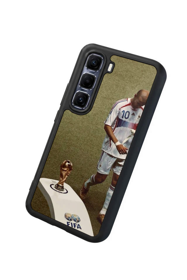 Infinix Hot 60 Pro Plus Uyumlu Zidane Tasarımlı Glossy Premium Kılıf