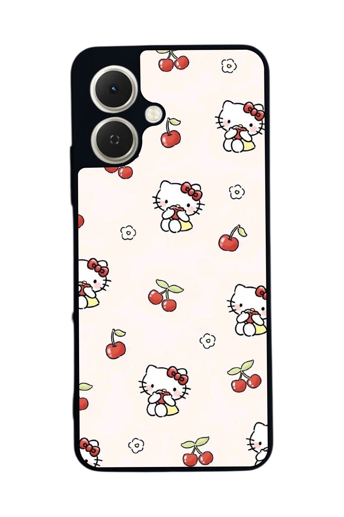 Tecno Spark GO 2 Uyumlu HelloKitty Tasarımlı Glossy Premium Kılıf