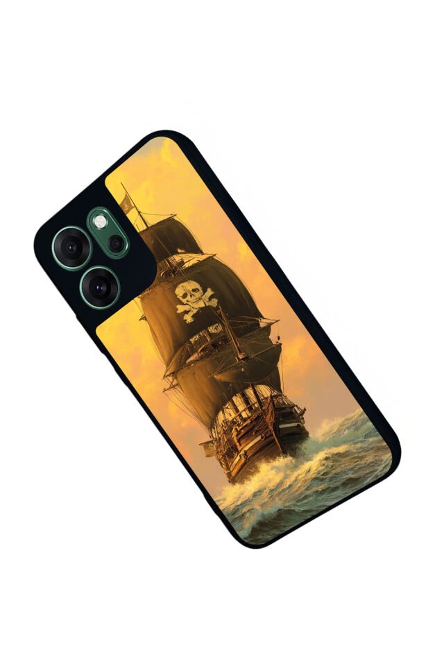 Oppo Reno 14F Uyumlu Korsan Tasarımlı Glossy Premium Kılıf