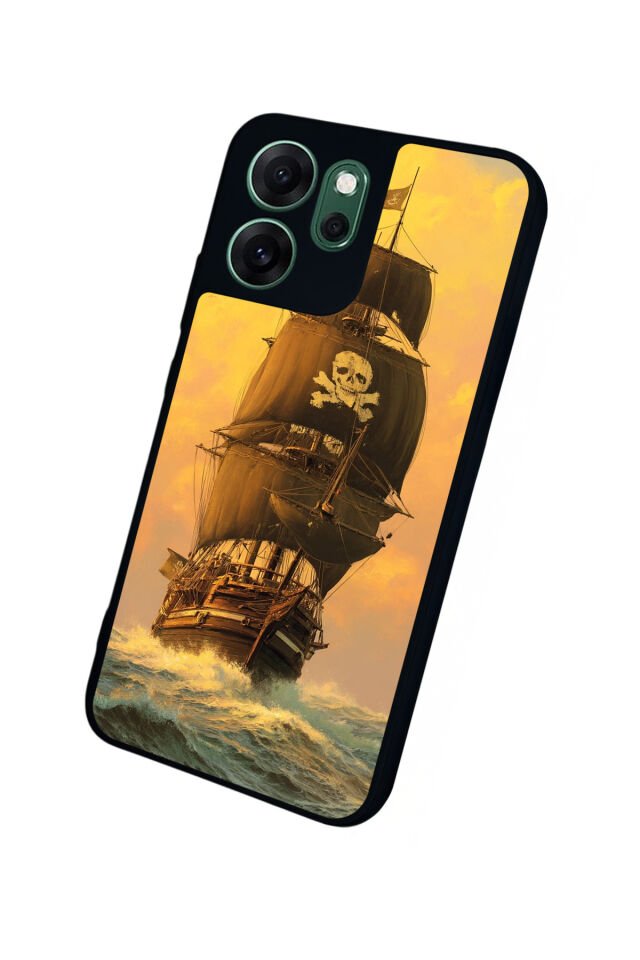 Oppo Reno 14F Uyumlu Korsan Tasarımlı Glossy Premium Kılıf