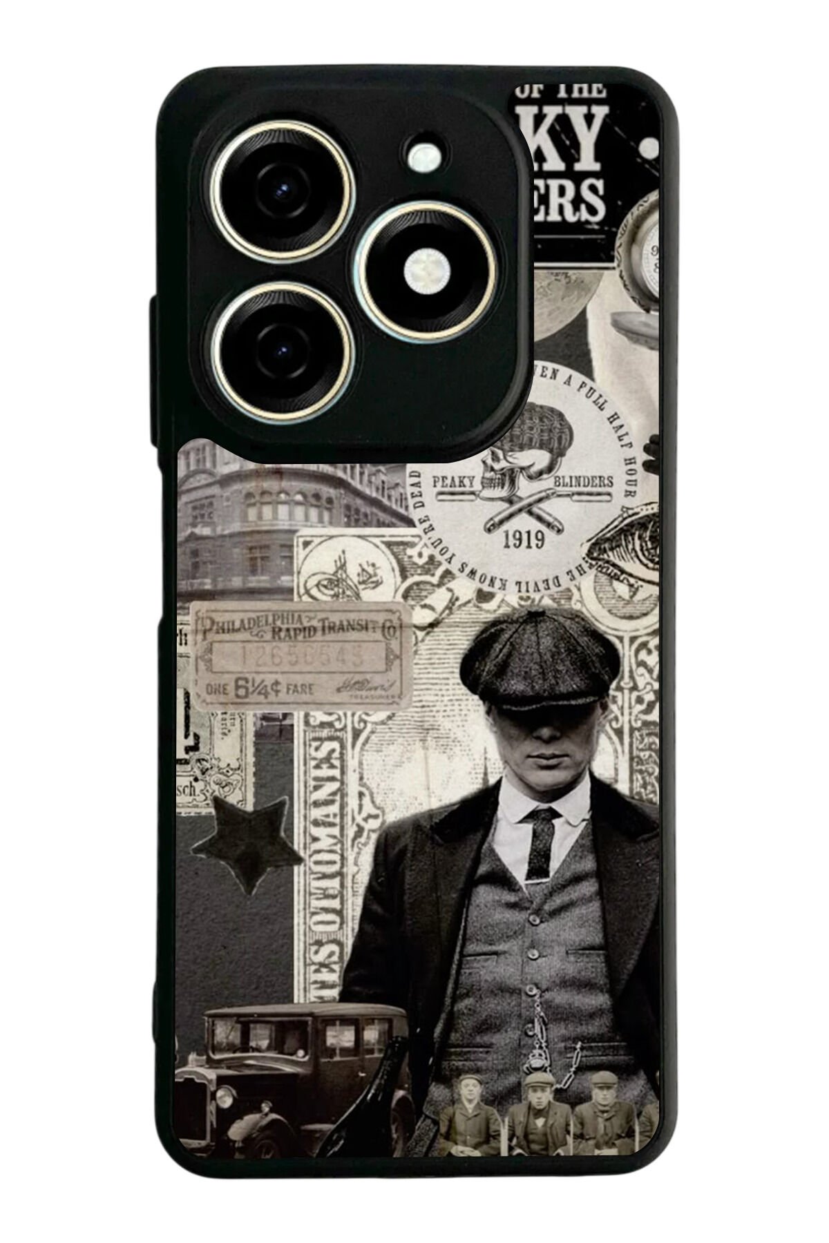 Tecno Spark 20/20C Uyumlu Peaky Blinders Tasarımlı Glossy Premium Kılıf