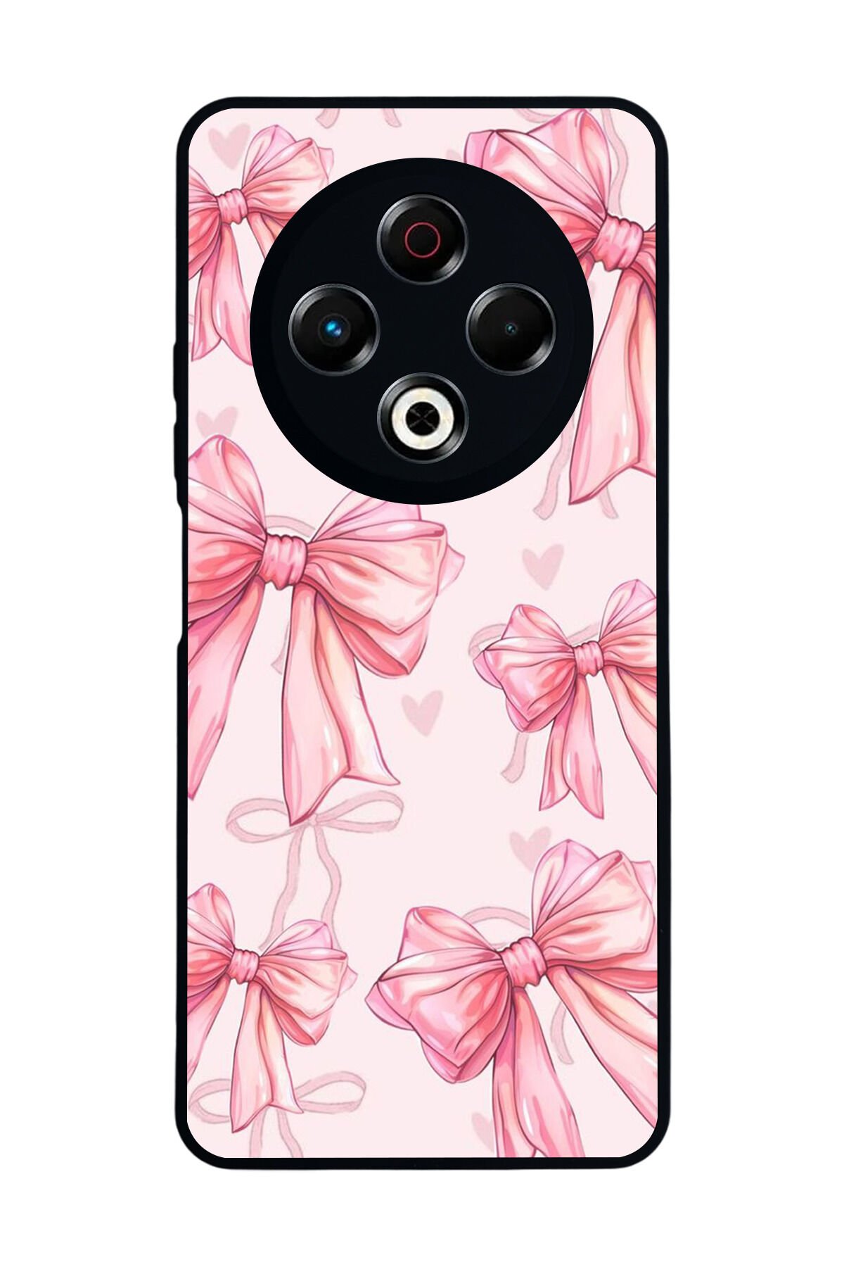 Tecno Spark 30 Uyumlu Kurdele Tasarımlı Glossy Premium Kılıf