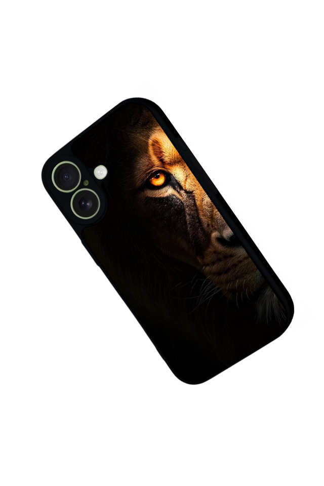 iPhone 17 Uyumlu Aslan Tasarımlı Glossy Premium Kılıf
