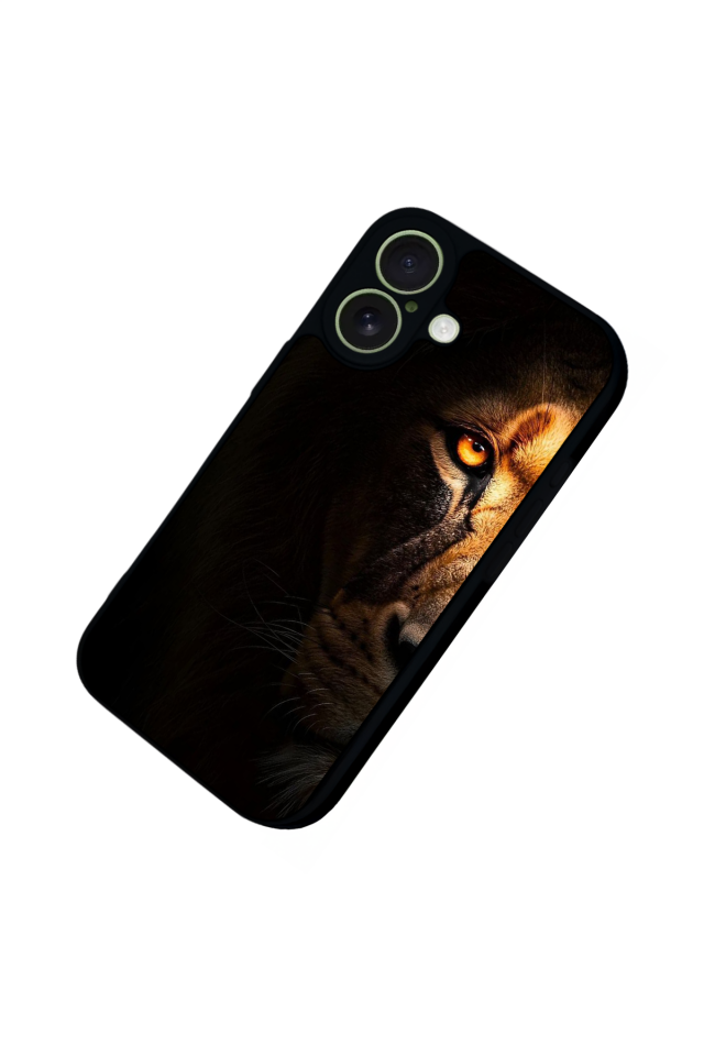 iPhone 17 Uyumlu Aslan Tasarımlı Glossy Premium Kılıf