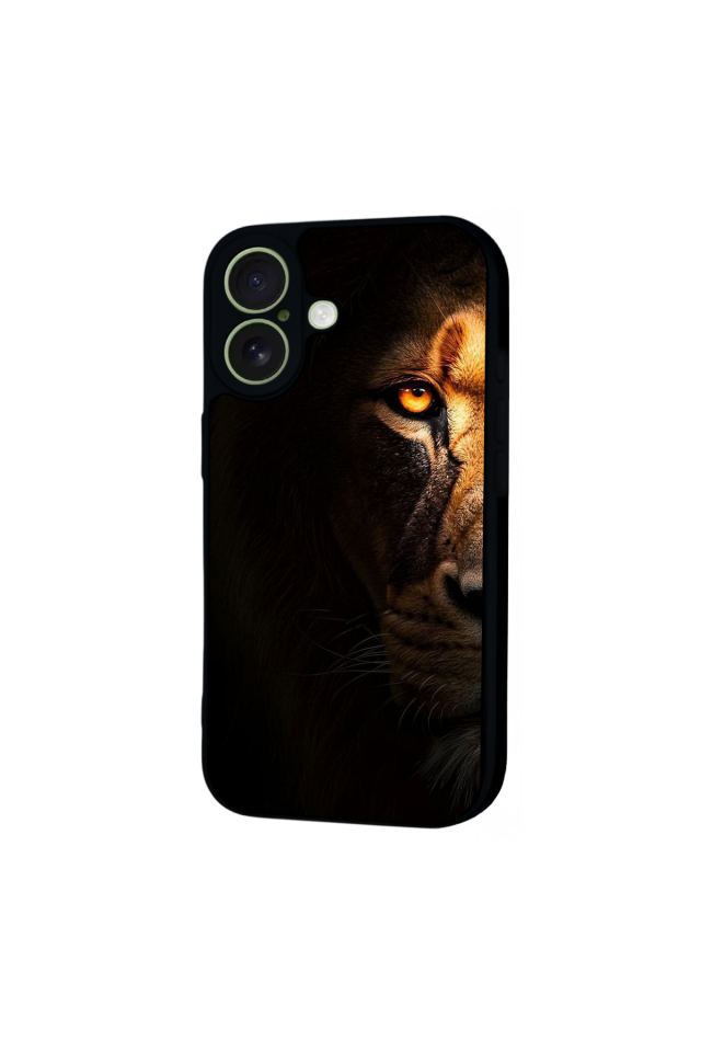 iPhone 17 Uyumlu Aslan Tasarımlı Glossy Premium Kılıf