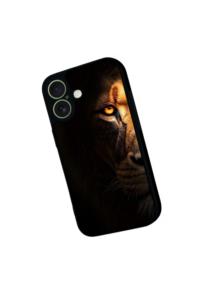 iPhone 17 Uyumlu Aslan Tasarımlı Glossy Premium Kılıf