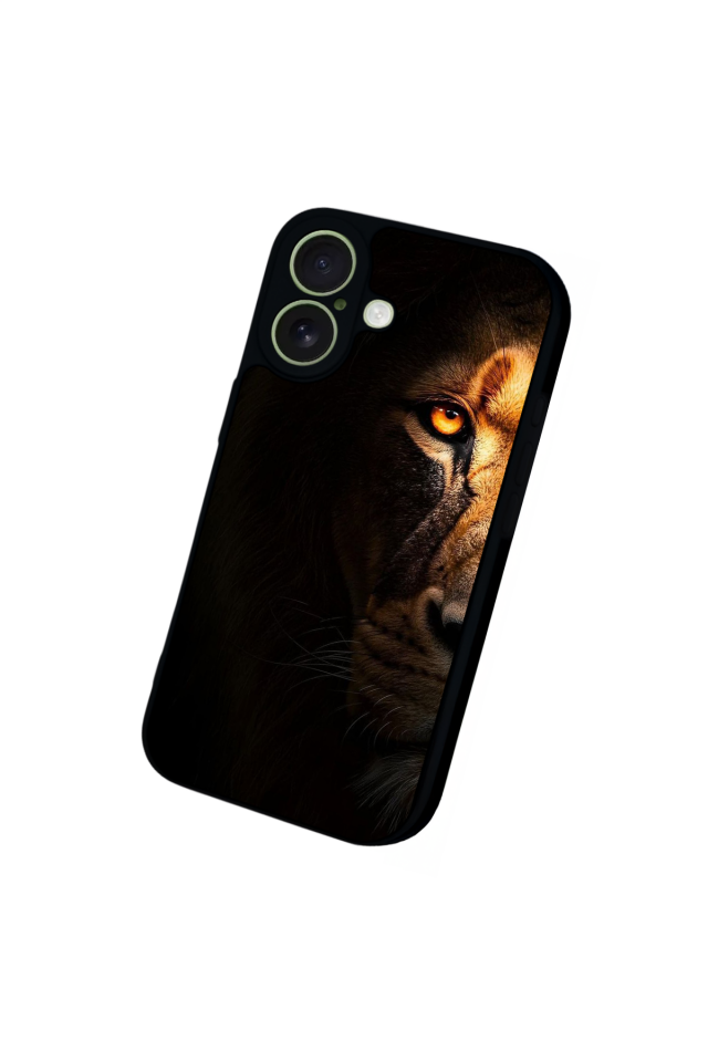 iPhone 17 Uyumlu Aslan Tasarımlı Glossy Premium Kılıf
