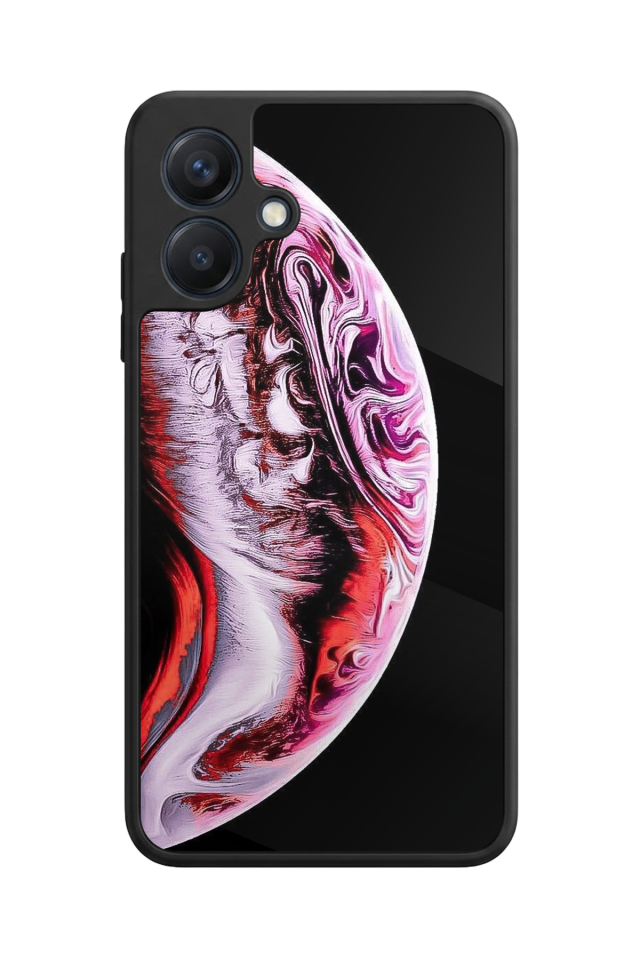 Samsung Galaxy A07 Uyumlu Ay Tasarımlı Glossy Premium Kılıf