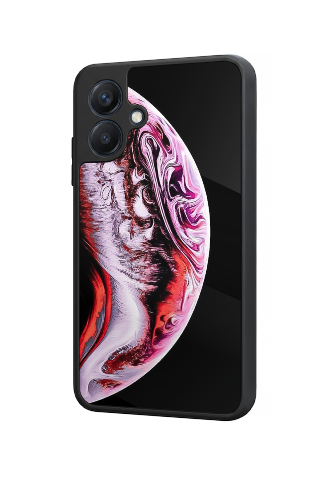 Samsung Galaxy A07 Uyumlu Ay Tasarımlı Glossy Premium Kılıf