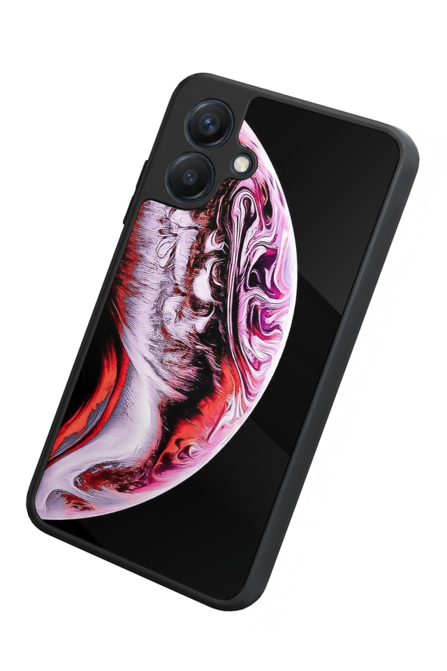 Samsung Galaxy A07 Uyumlu Ay Tasarımlı Glossy Premium Kılıf