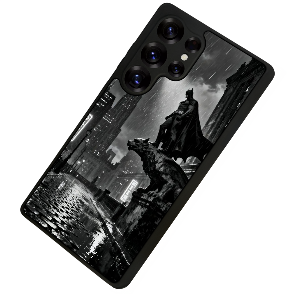 Samsung Galaxy S25 Ultra Uyumlu Batman Tasarımlı Glossy Premium Kılıf