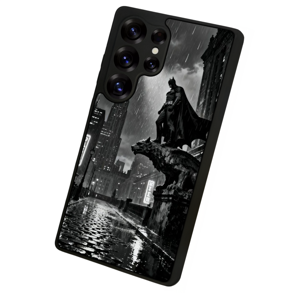 Samsung Galaxy S25 Ultra Uyumlu Batman Tasarımlı Glossy Premium Kılıf