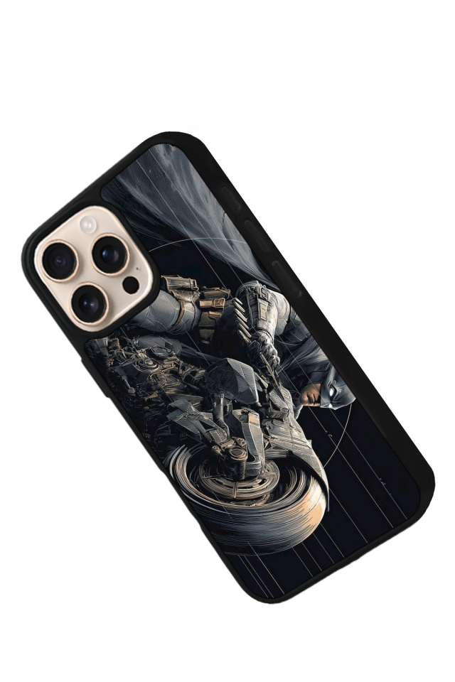 iPhone 15 Pro Uyumlu Batman Tasarımlı Glossy Premium Kılıf