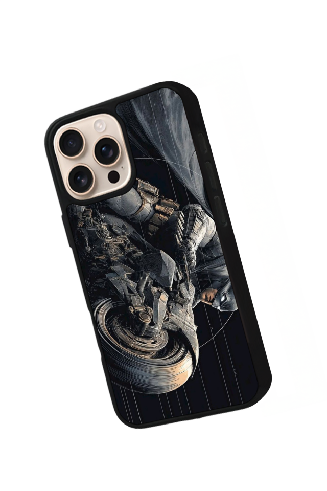 iPhone 15 Pro Uyumlu Batman Tasarımlı Glossy Premium Kılıf