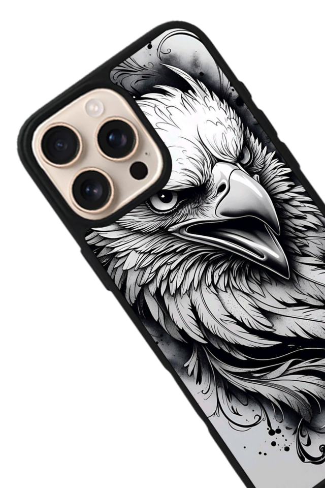 iPhone 16 Pro Uyumlu Besiktas Tasarımlı Glossy Premium Kılıf