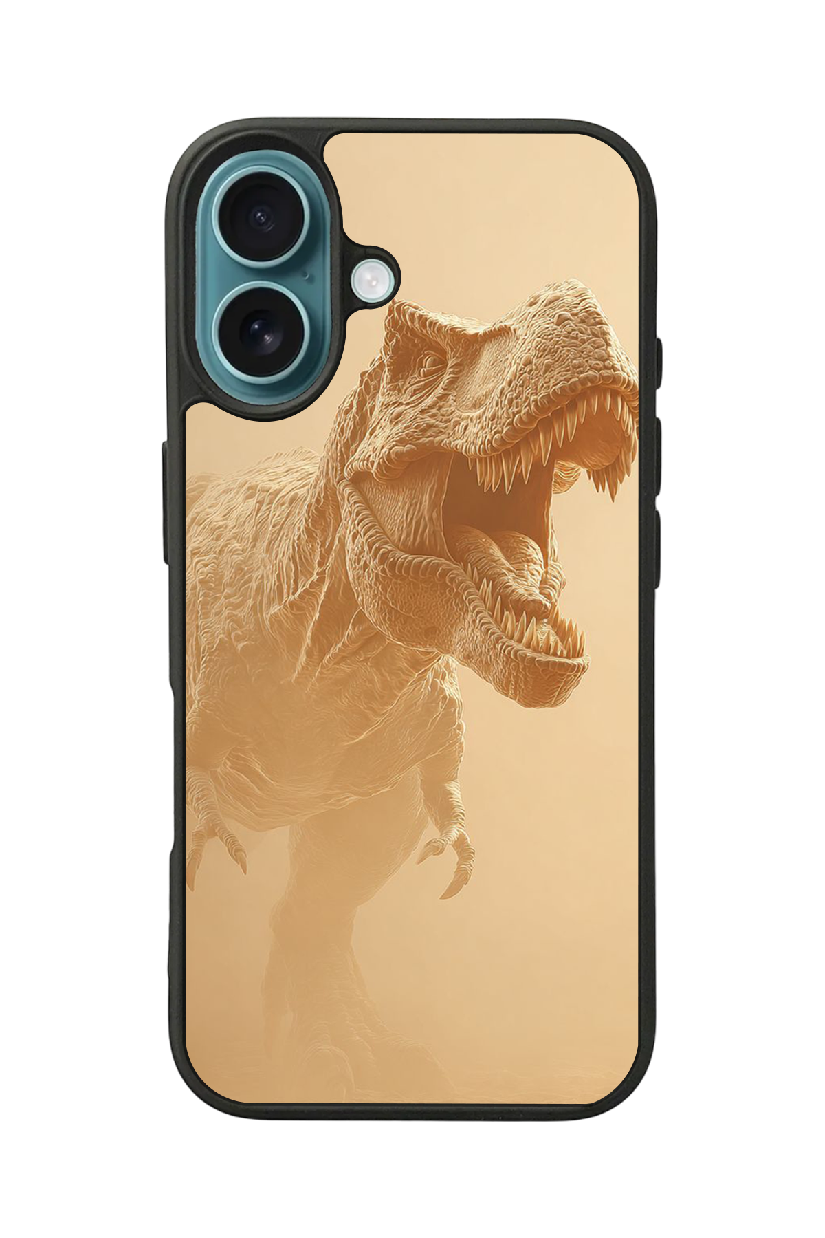 iPhone 16 Uyumlu Dinazor Tasarımlı Glossy Premium Kılıf