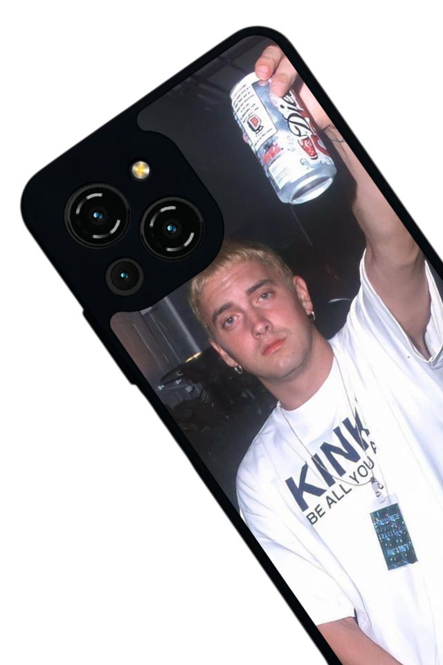 Reeder S23 Pro Max Uyumlu Eminem Tasarımlı Glossy Premium Kılıf