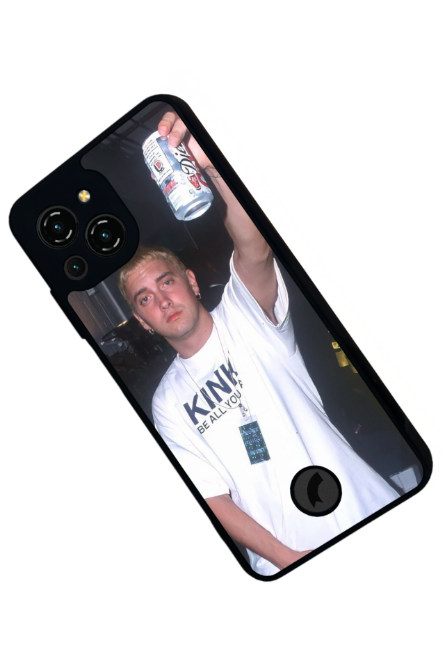 Reeder S23 Pro Max Uyumlu Eminem Tasarımlı Glossy Premium Kılıf