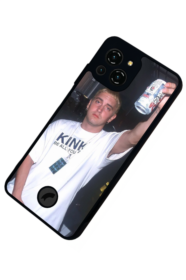 Reeder S23 Pro Max Uyumlu Eminem Tasarımlı Glossy Premium Kılıf