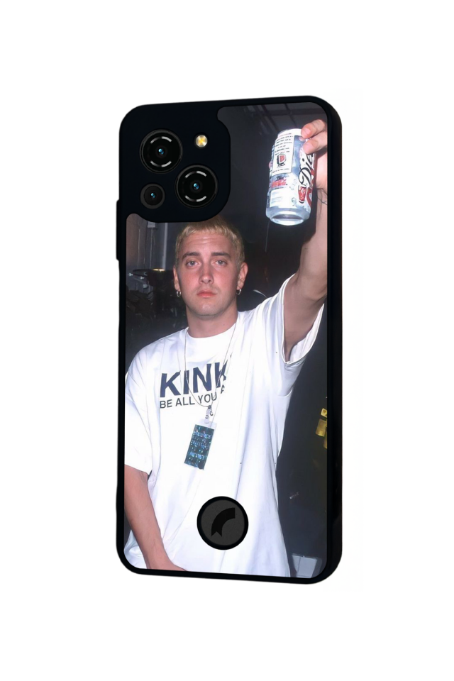 Reeder S23 Pro Max Uyumlu Eminem Tasarımlı Glossy Premium Kılıf