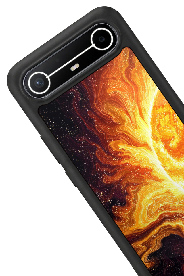 Tecno Spark Slim 5G Uyumlu Güneş Tasarımlı Glossy Premium Kılıf