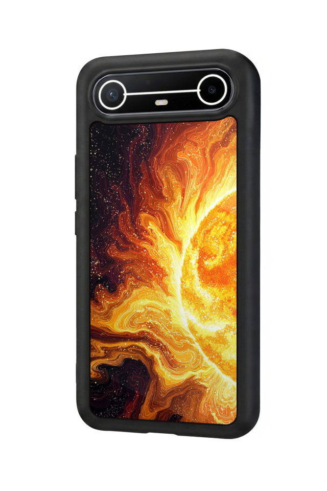 Tecno Spark Slim 5G Uyumlu Güneş Tasarımlı Glossy Premium Kılıf