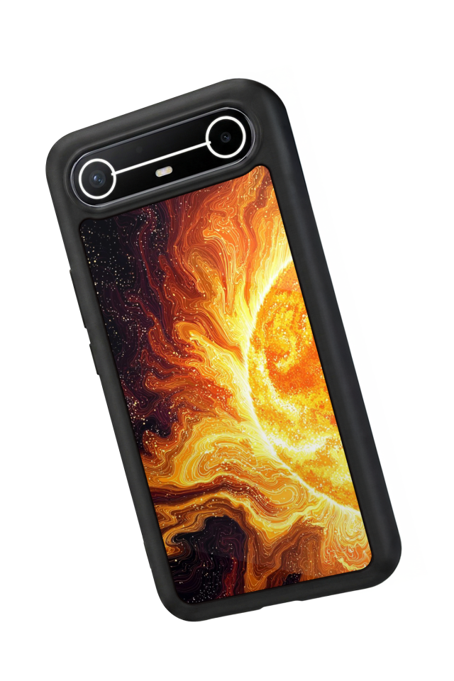 Tecno Spark Slim 5G Uyumlu Güneş Tasarımlı Glossy Premium Kılıf