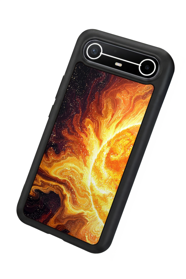 Tecno Spark Slim 5G Uyumlu Güneş Tasarımlı Glossy Premium Kılıf