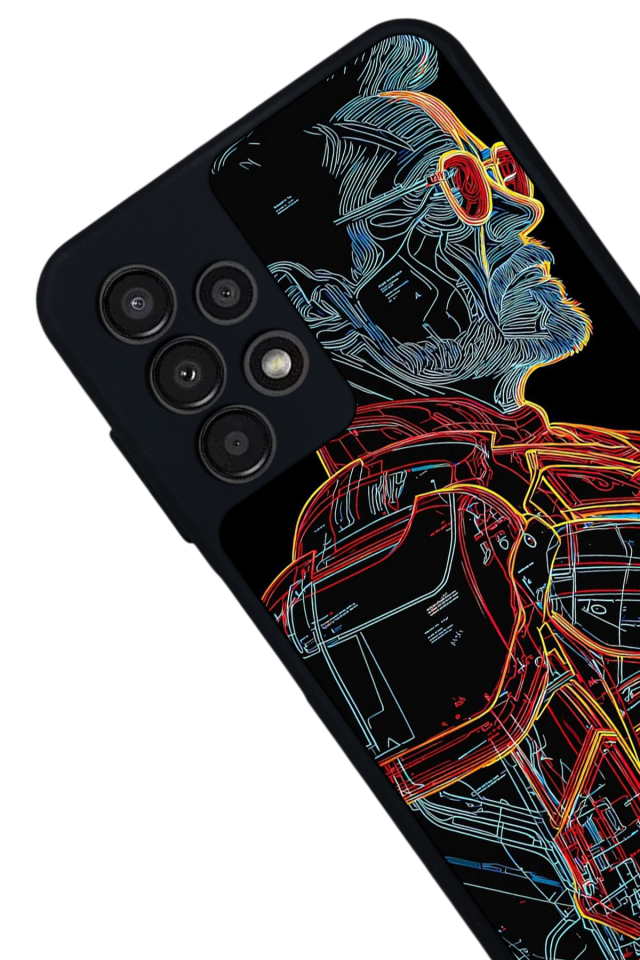 Samsung Galaxy A23 Uyumlu Iron Man ( Demir Adam ) Tasarımlı Glossy Premium Kılıf