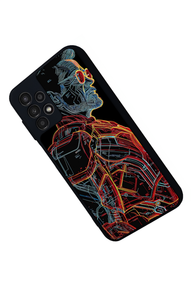 Samsung Galaxy A23 Uyumlu Iron Man ( Demir Adam ) Tasarımlı Glossy Premium Kılıf