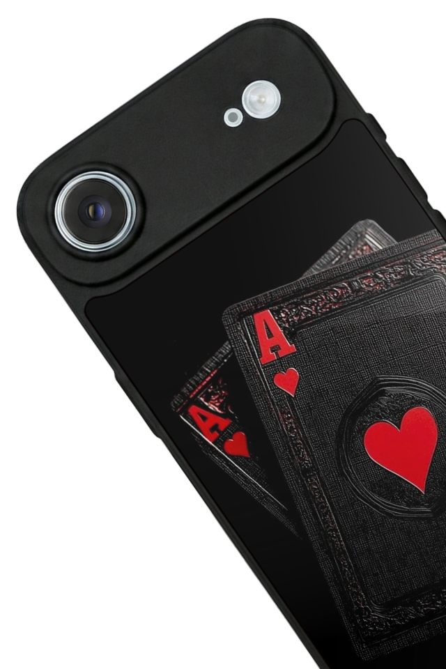 iPhone 17 Air Uyumlu Kart Tasarımlı Glossy Premium Kılıf