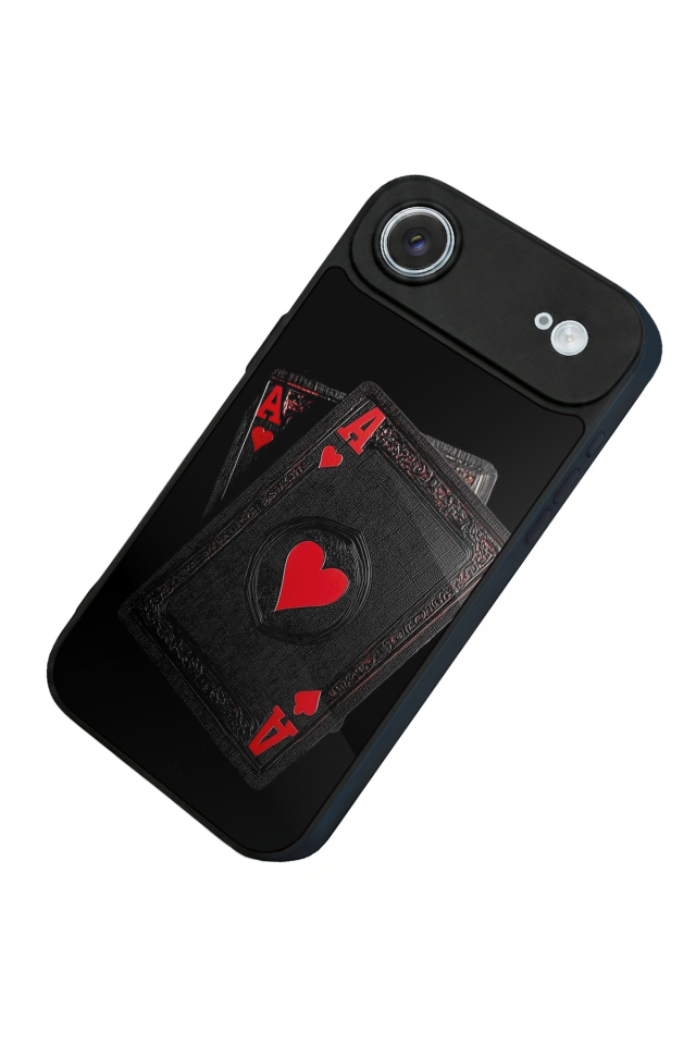 iPhone 17 Air Uyumlu Kart Tasarımlı Glossy Premium Kılıf
