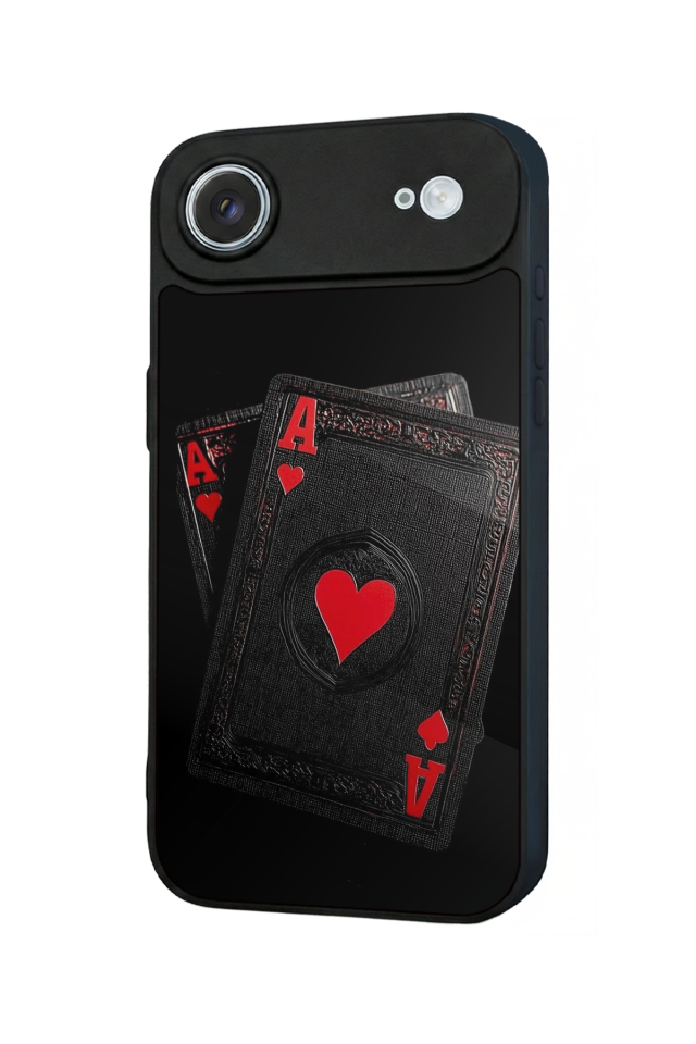 iPhone 17 Air Uyumlu Kart Tasarımlı Glossy Premium Kılıf