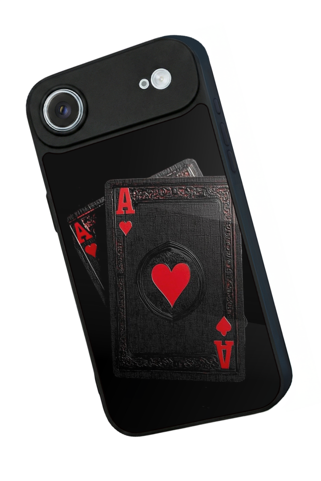 iPhone 17 Air Uyumlu Kart Tasarımlı Glossy Premium Kılıf