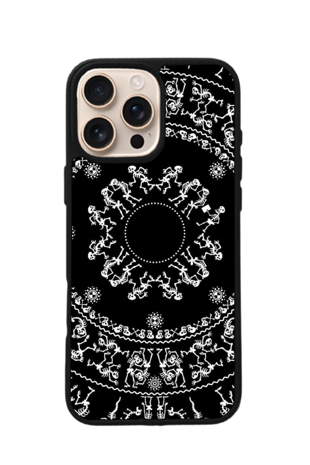 iPhone 16 Pro Max Uyumlu Mandala Tasarımlı Glossy Premium Kılıf