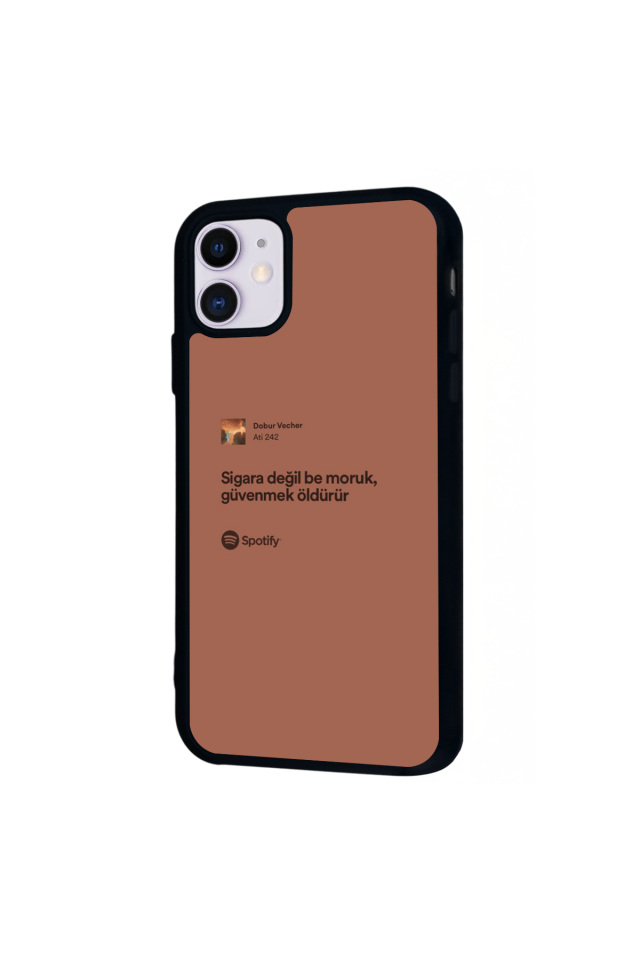 iPhone 11 Uyumlu Sarki Sozleri Tasarımlı Glossy Premium Kılıf