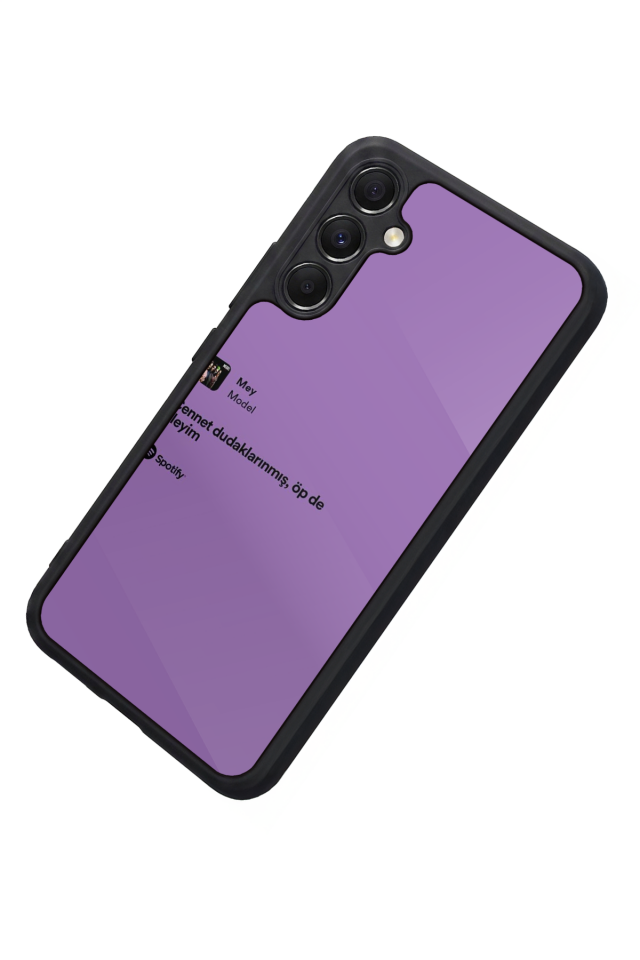 Samsung Galaxy M34 Uyumlu Sarki Sozleri Tasarımlı Glossy Premium Kılıf