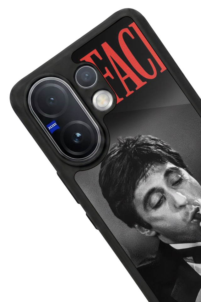Vivo V60 Uyumlu Scarface Tasarımlı Glossy Premium Kılıf